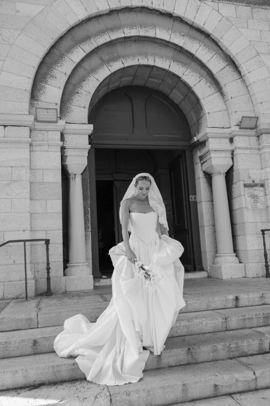 A Couture-Inspired Wedding for Ali and Bennett