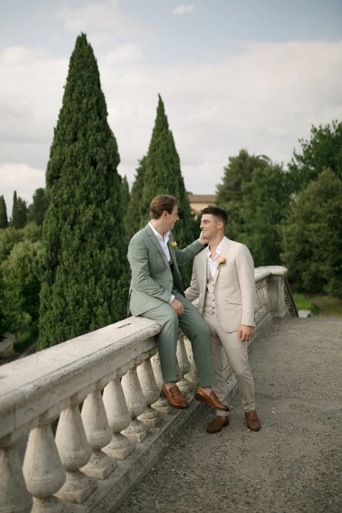 A Villa Wedding for Chris  and Ben